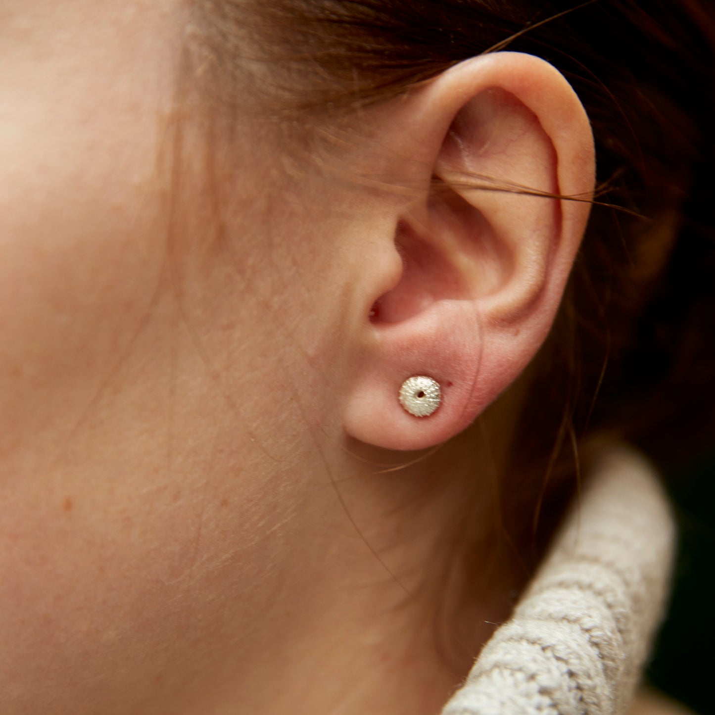 earrings urchin