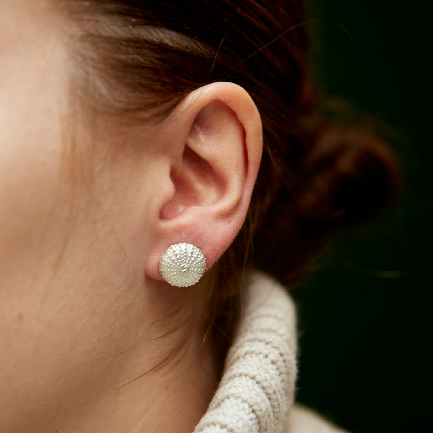 earrings sea urchin