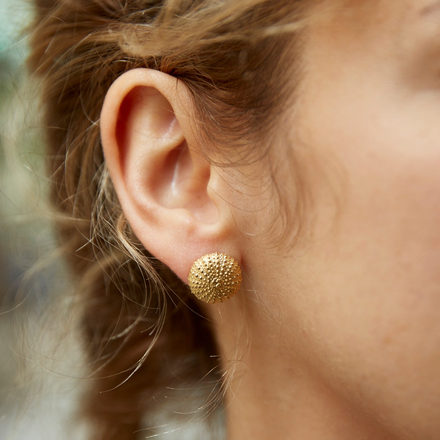 earrings sea urchin