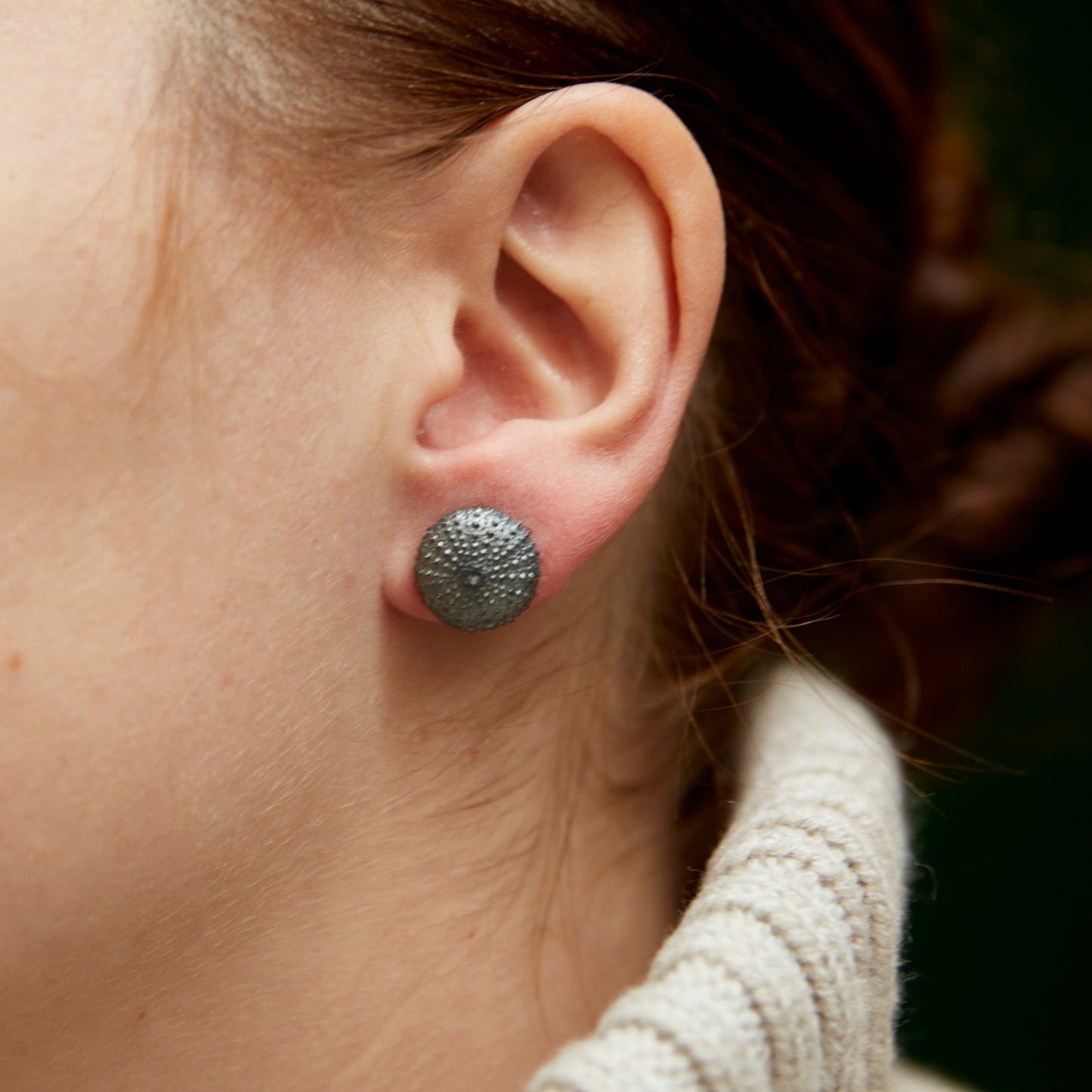 earrings sea urchin