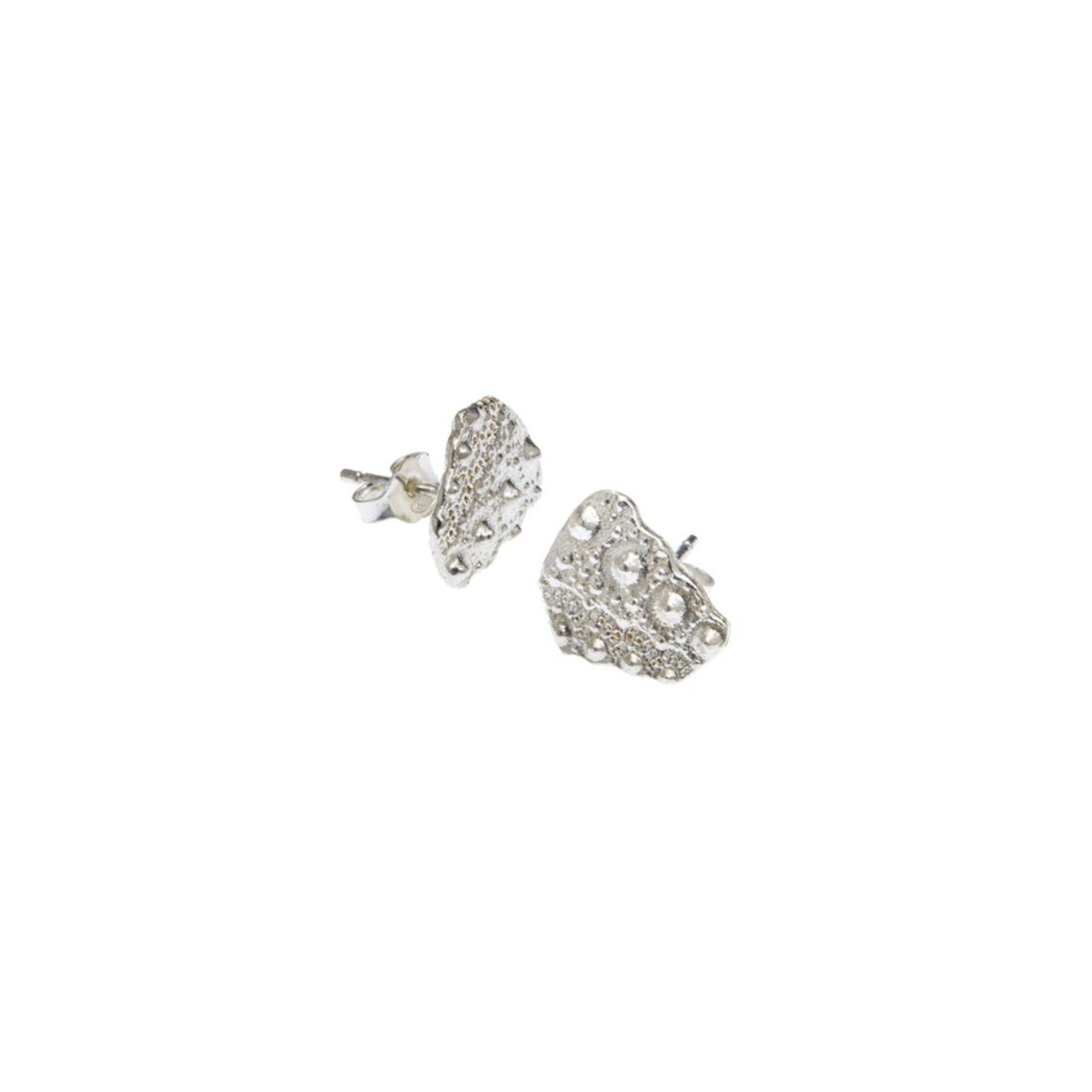 earrings sea urchin fragments