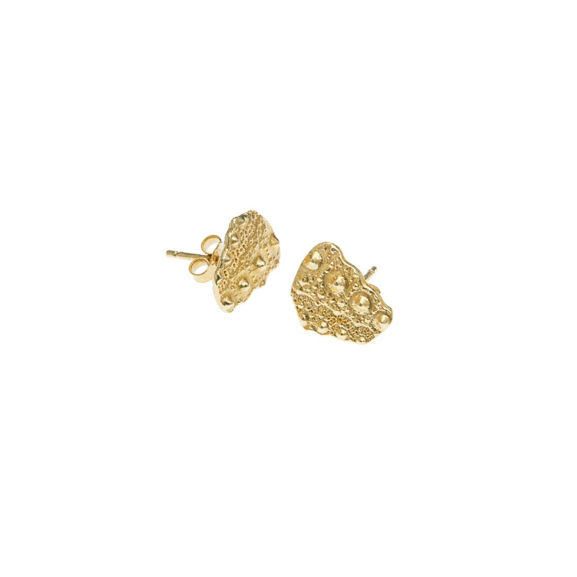 earrings sea urchin fragments