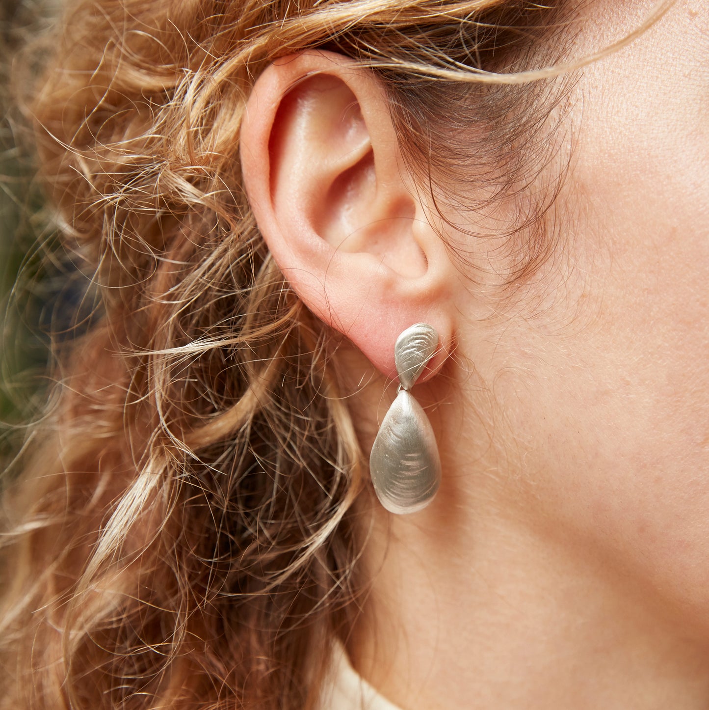 earrings double mytilus edulis