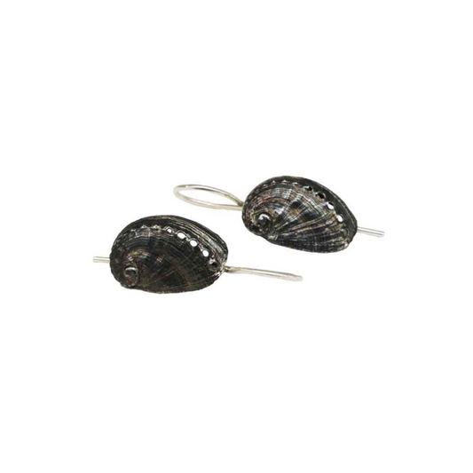 earrings macro haliotis